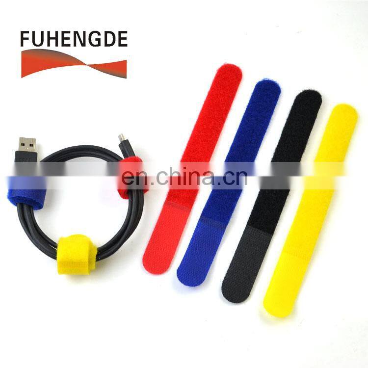 Self Gripping Multi-Purpose Straight line Hook and Loop cable tie wrap