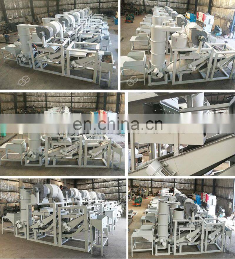 Multifunctional Good Quality Sunflower Seed Sacha Inchi Seeds Shell Hulling Shelling Line Watermelon Seeds Duelling Machine