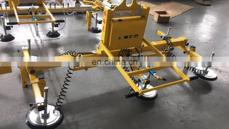 Quality 6 pads vacuum lifter for metal sheet