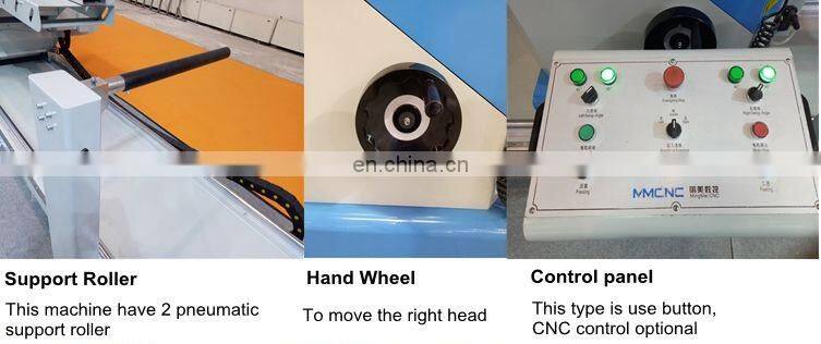 600mm saw blade double head miter saw for aluminum profile