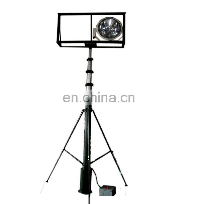 6m electric tripod telescoping light pole fast extending telescopic lamp mast