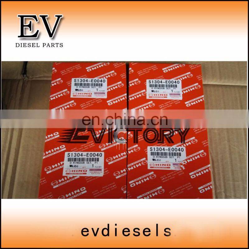 Genuine alfin N04C N04CT piston and piston ring S1304-E0040 for HINO 300 DUTRO truck