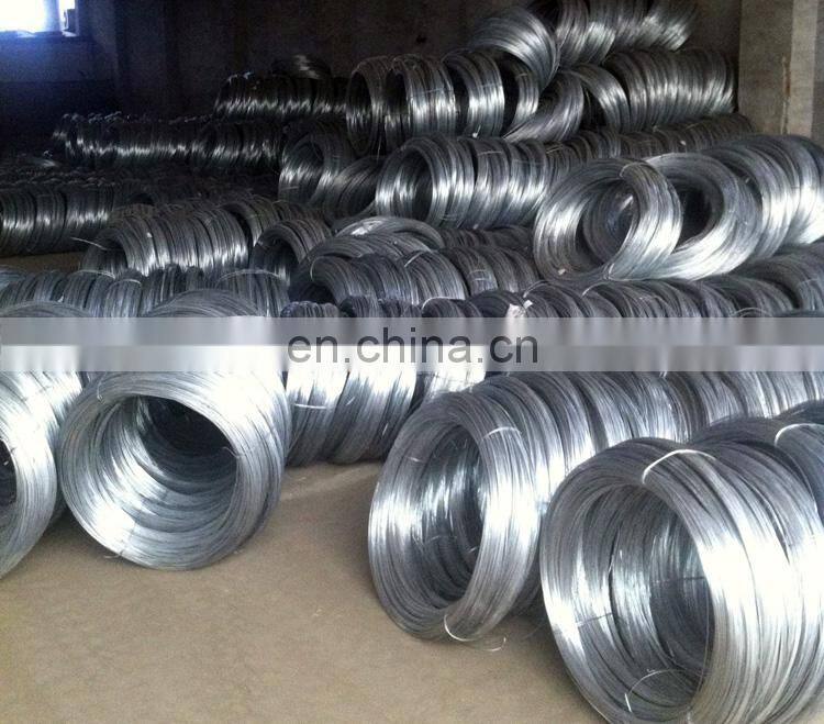 Q195 electro galvanized iron binding wire high tension hot dipped galvanized wire for fencing