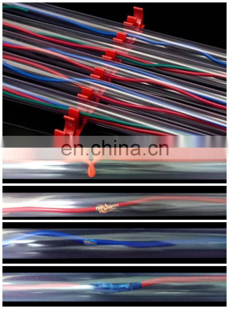 PVC transparent electric conduit pipe making machine production line