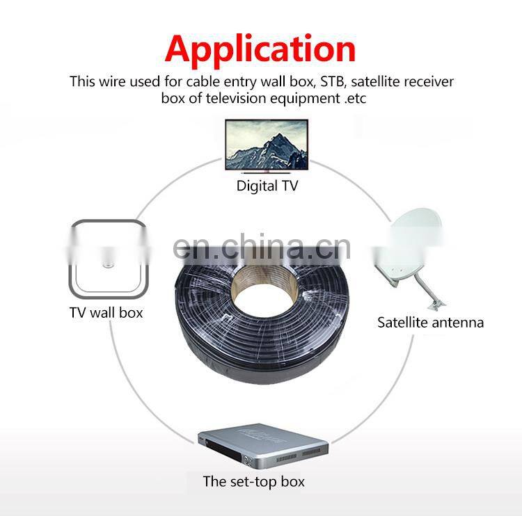 qr 540 coaxial cable, rg6 tri shield coaxial cable