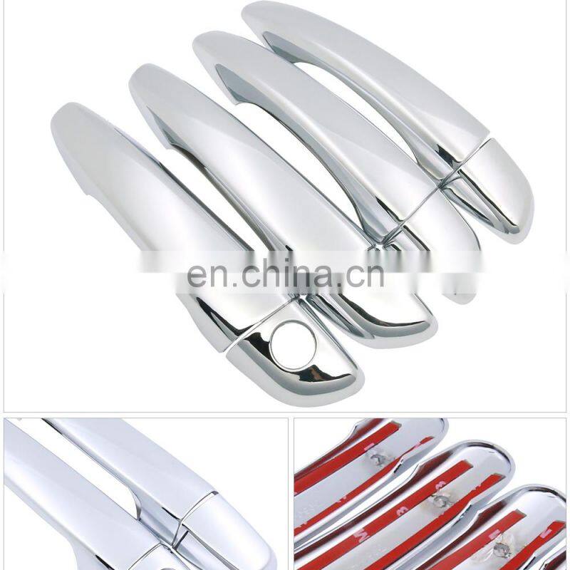 for Citroen C3 Aircross 2017 2018 2019 Luxuriou Chrome Door Handle Cover Trim Car Set Catch Styling Accessories 4Door Stickers