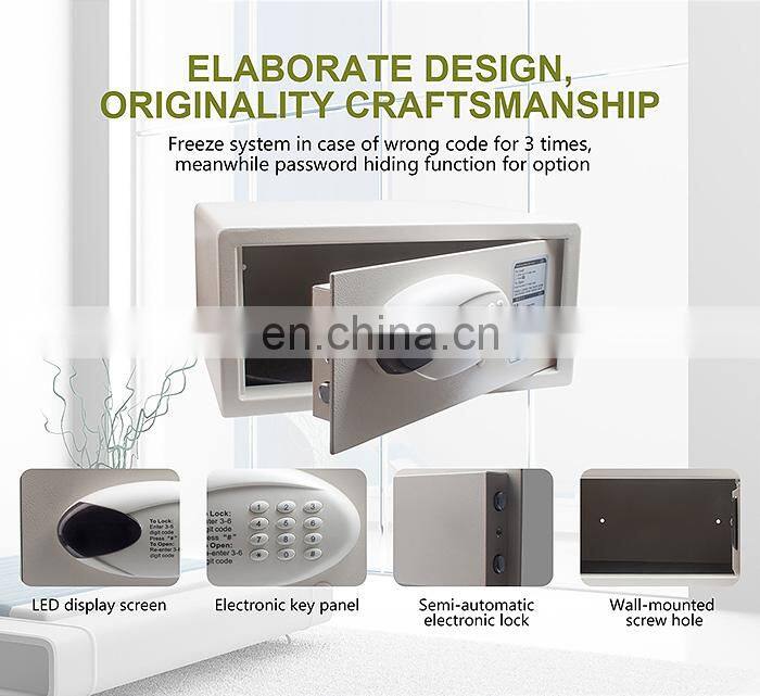 Hot international hotel supplies mini electronic cash money safe box
