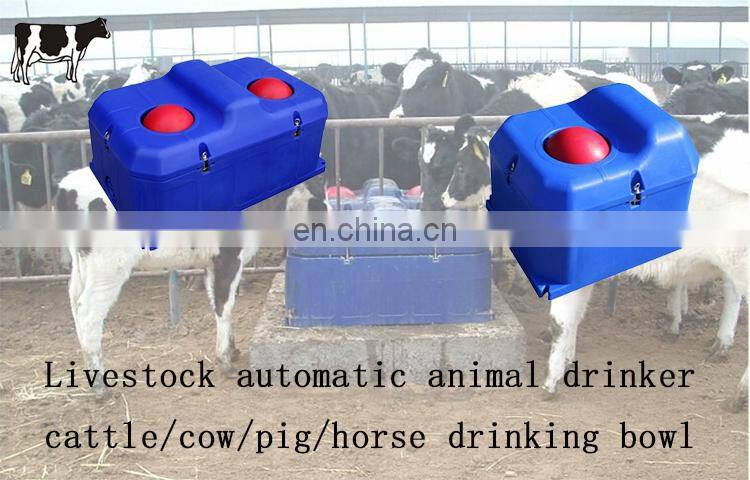 animal thermo heated water trough watering system for dairy cows and horses