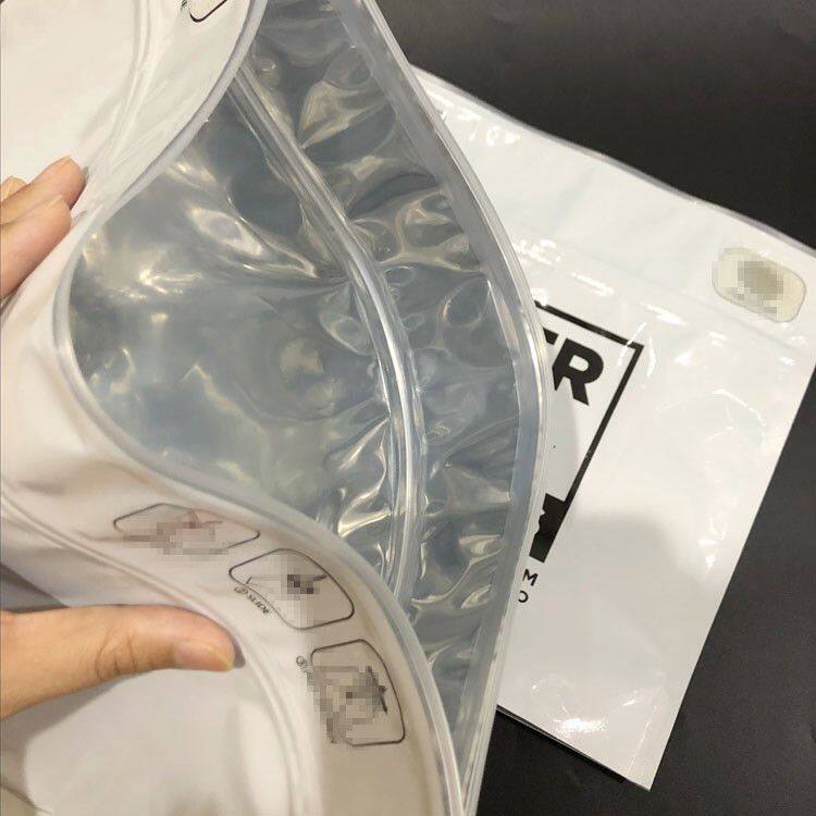 Pinch N Slide child proof zipper pouch MATT Black printed CR packaging bag