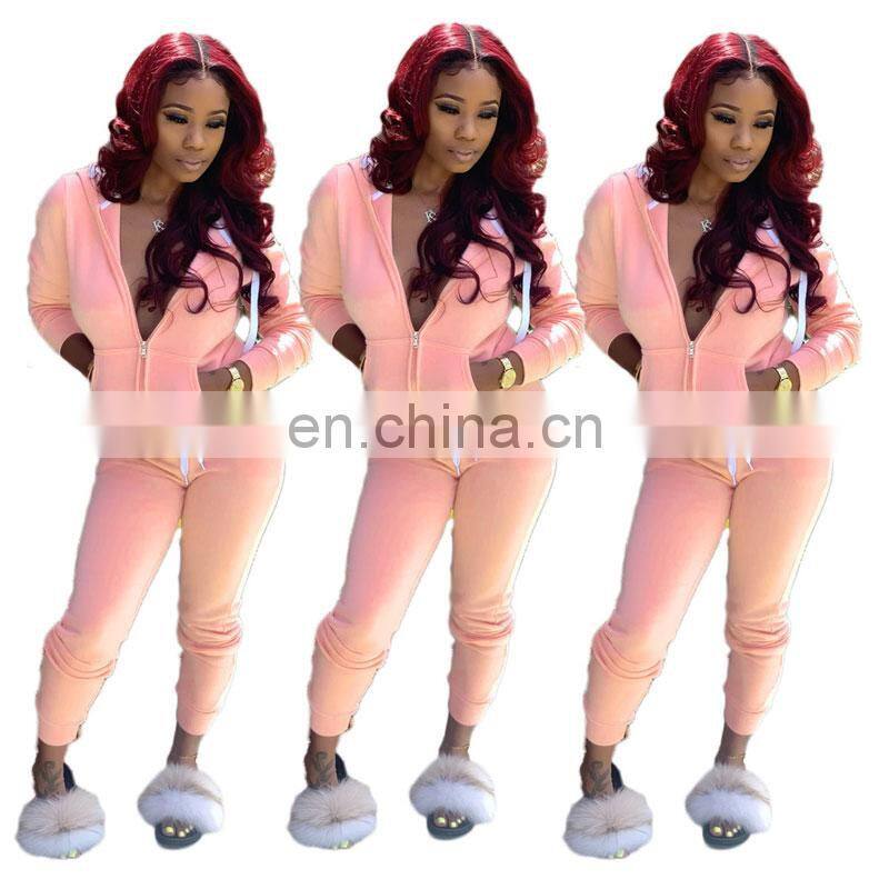 Manufacturers wholesale plus size women's spring and autumn home wear casual 2-piece suit custom sports suit S-5XL