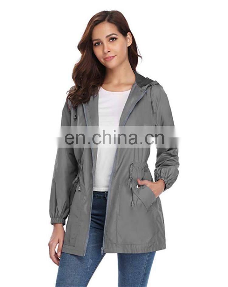 Wholesale custom brand womens jackets denim outdoor waterproof down jacket custom hoodies plus size coat