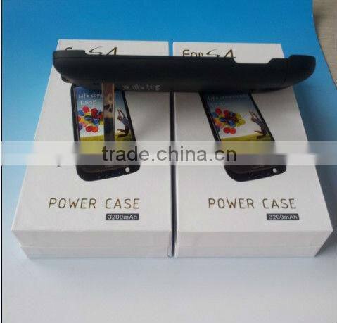 Newest hot sell mobile phone for Samsung Galaxy S4 I9500 Power Case