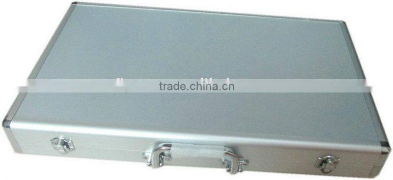 aluminum frame floating display case/stone sample case