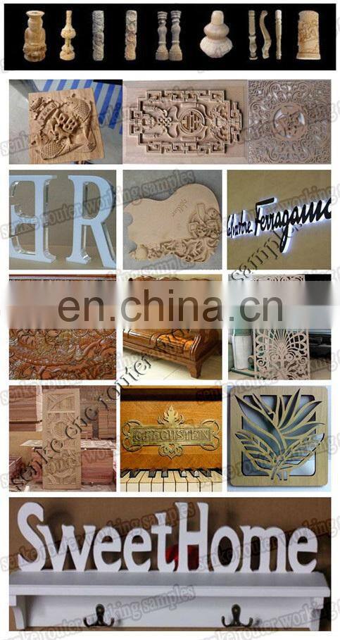 SKA-4040L Mini cnc lathe machine rotary mini 3d wood cnc for pcb , plastic, wood , metal carving
