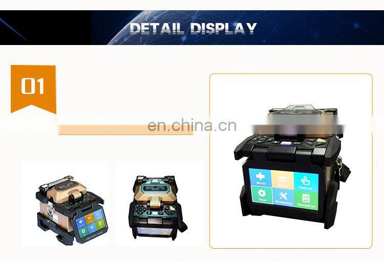 Hot Sale FTTH Equipment AV6481 Six Motors signal fire fusion splicer splicing machine AV6481 fusion splicer