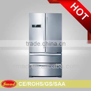 High quality Side By Side Refrigerator With Sliver / White / Black