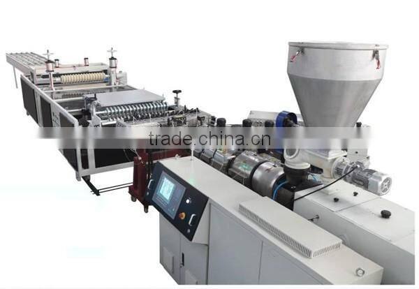 PVC plastic roofing tiles/synthetic tile roofing/plastic spanish roofing tile machine