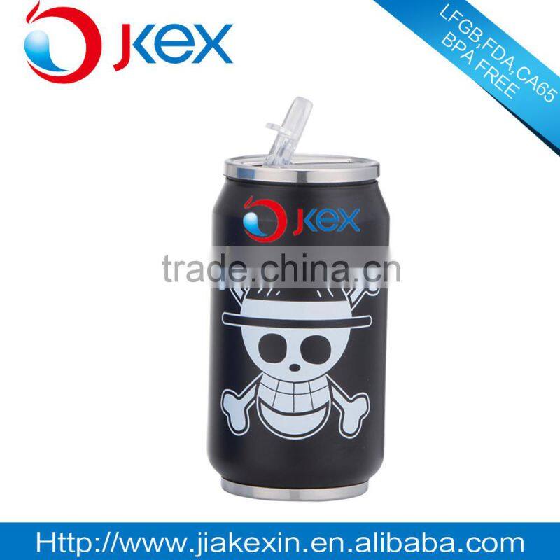 Fashion Cola Vacuum Flask, colorful artworks, double wall stainless steel, Hot