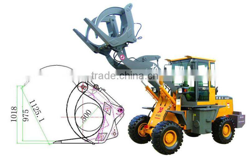 XD918F 1.6T Wood Grab loader Log Loader(alibaba express Forest machine) with CE FOR SALE made in china
