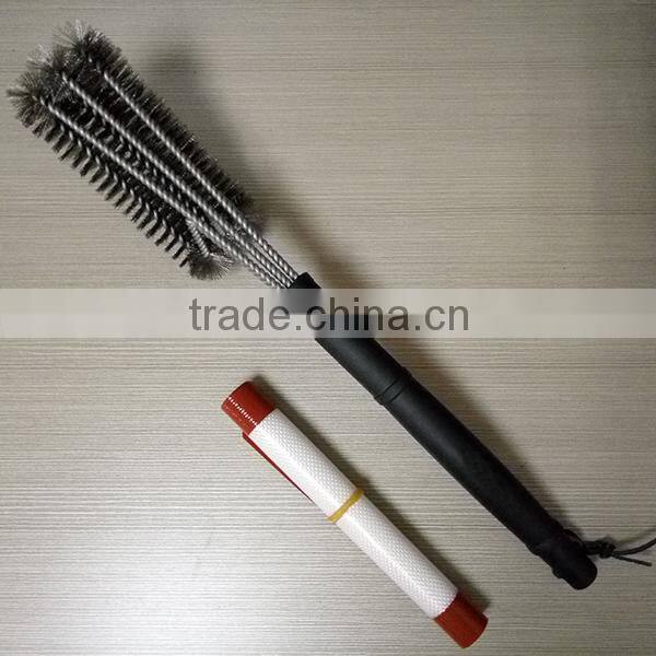 LatestTop rank 18' Stainless Steel wire BBQ grill brush Barbecue Grill Brush with long handle cleaning brush