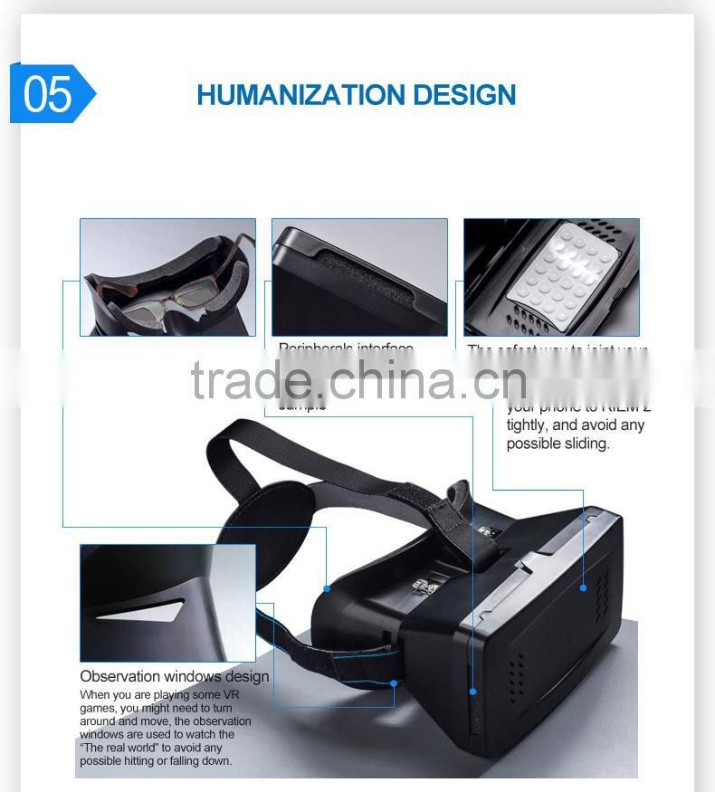 Premium 3D vr shinecon vr glasses for all smartphone