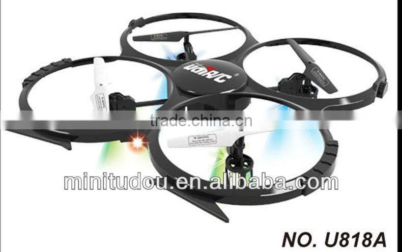 U818A rc brushless motor quadcopter 2.4Ghz 4CH 6 axis Camera RC Quad Copter