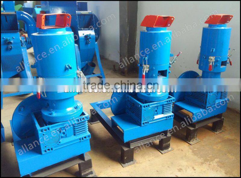 Quality protect Wood pellet press machine for producing homefire& industrial cylindrical green biomass heat pellets