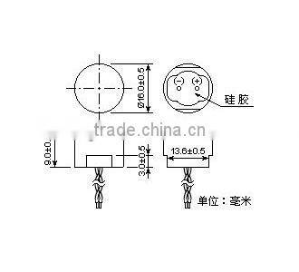 waterproof type ultrasonic sensor NU40B16TR