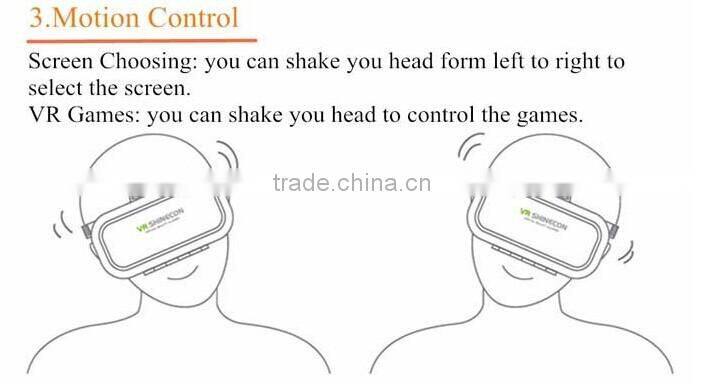 VR Box Virtual Reality Headset vr gear 3D VR BOX 2.0 version vr google vr 3d