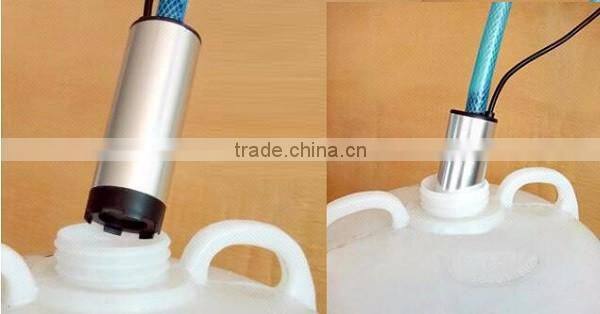 12V 60W DC Diesel Water Oil Fuel Transfer Pump Car Truck Camping Submersible 51mm Dia