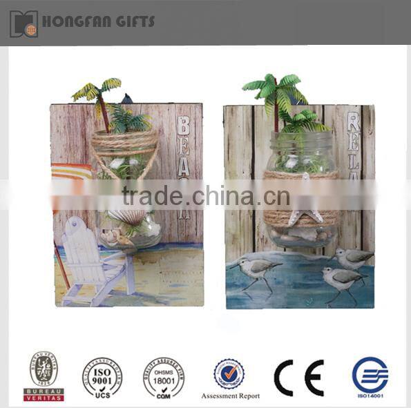 wood wall hanging board decoration for christmas