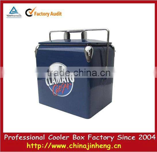 outdoor metal beer carry cooler