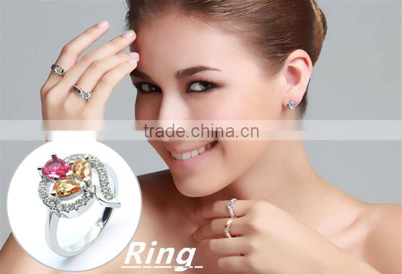 New design rings german silver jewelry fashion heart shape german silver jewelry fashion