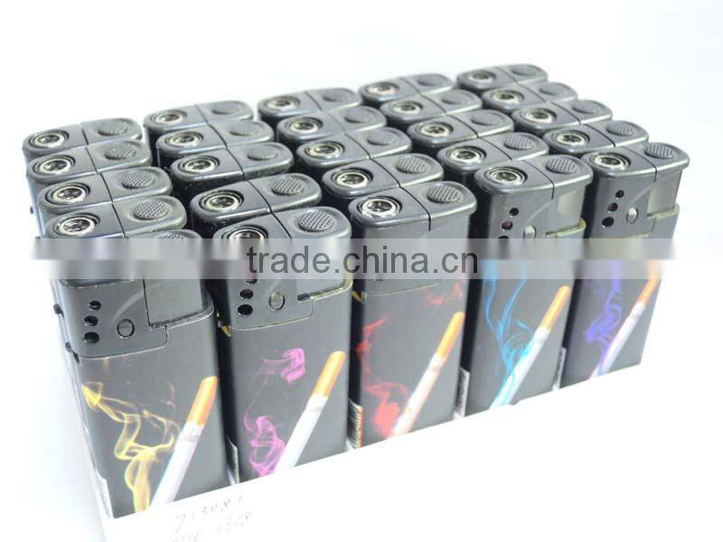 custom picture cover electronic windproof cigarette lighter