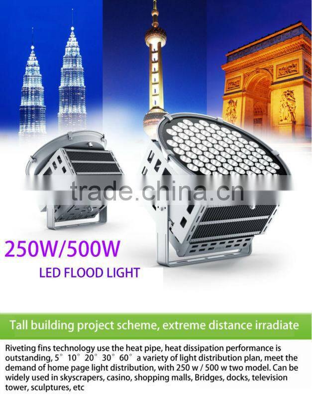 New technology top quality led flood light 500w led flood lamp