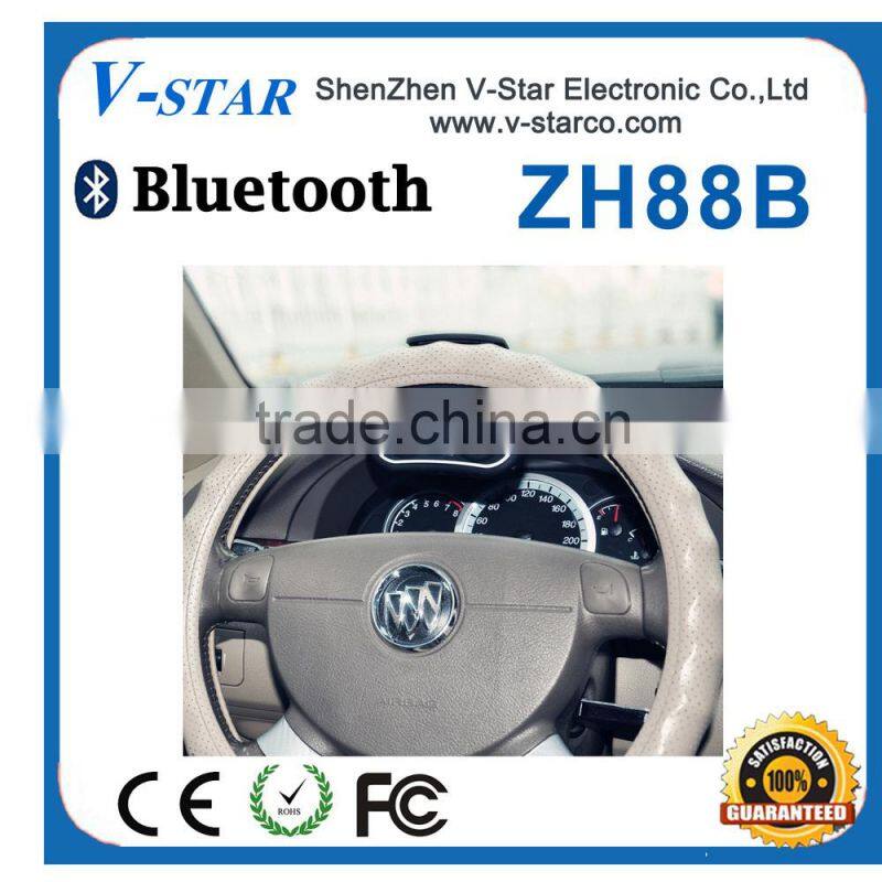 Bluetooth car kit with dual connection sunvior Handsfree Bluetooth Speakerphone with box package for Mobile phone Wholesale