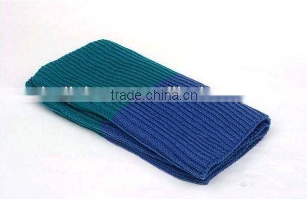 Winter Fashion Patchwork Color Lady Neck Warmer