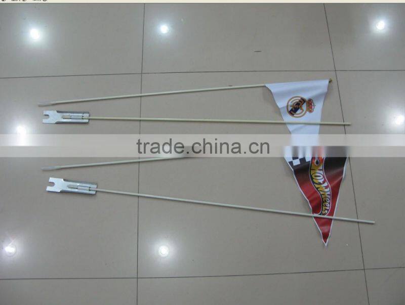 Custom advertising and promotion bicycle safety flag for sale