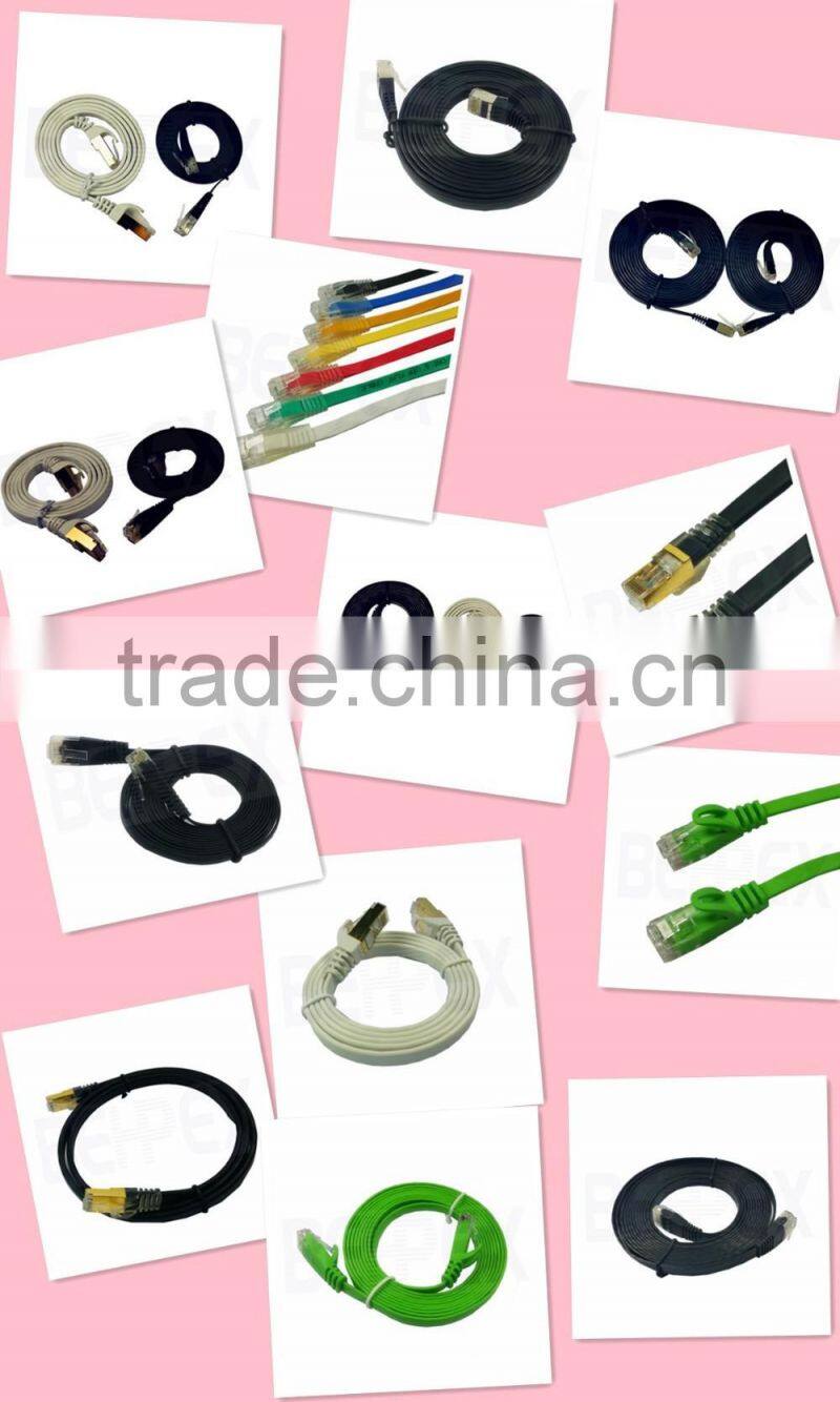 Flat UTP Cat7 RJ-45 Cable with Best Price