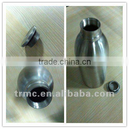 stainless steel beer bottle