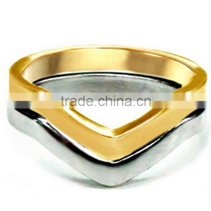 Vintage Alloy Simple Band Engagement Ring