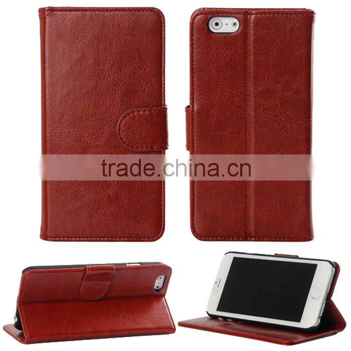 OEM wallet Leather Case For Alcatel one touch scribe HD