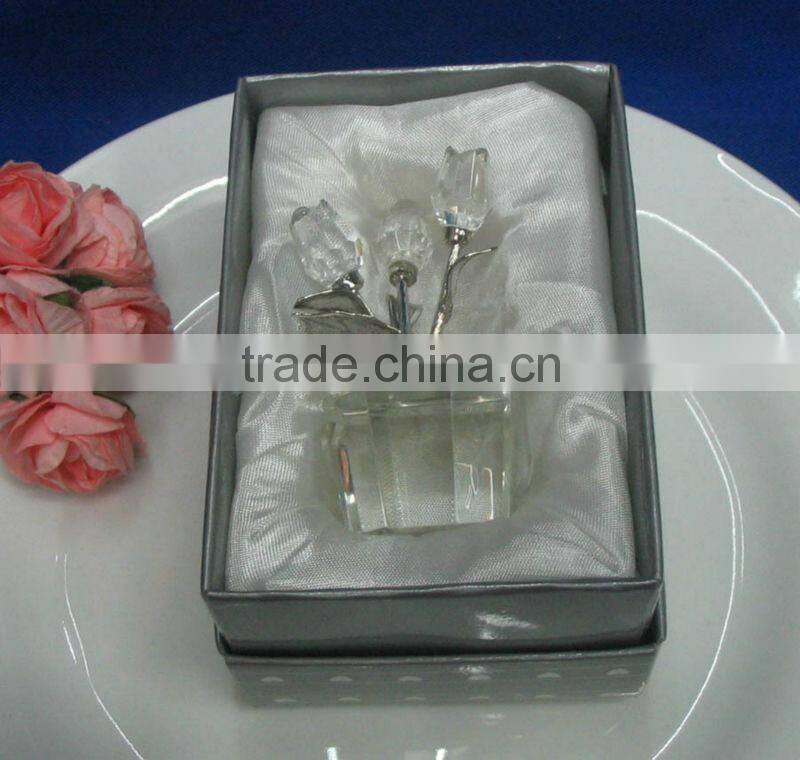 Crystal Indian wedding decorations Choice Rose decoration Bridal Shower Party Return Gifts for Guest