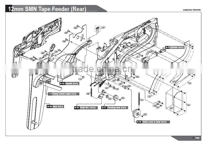 smt Samsung nozzles/CP/SM series feeders