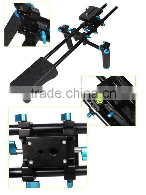 Commlite DSLR Rig Video Stabilizer System with Follow Focus and Matte Box for All DSLR Cameras and Camcorders