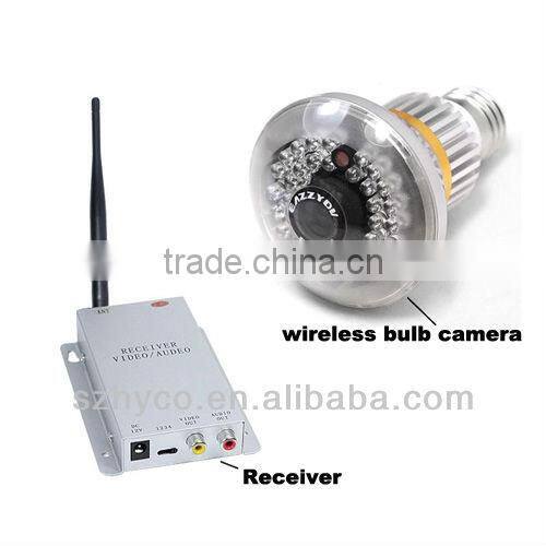 2.4G Wireless Bulb Security Camera (Invisible Light at Night