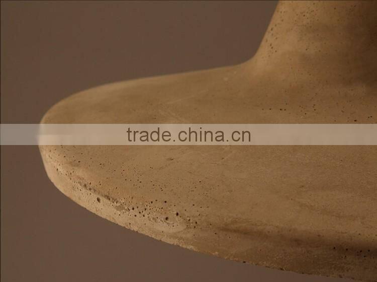 Novel trumpet shaped eco-friend cement ceiling lamp