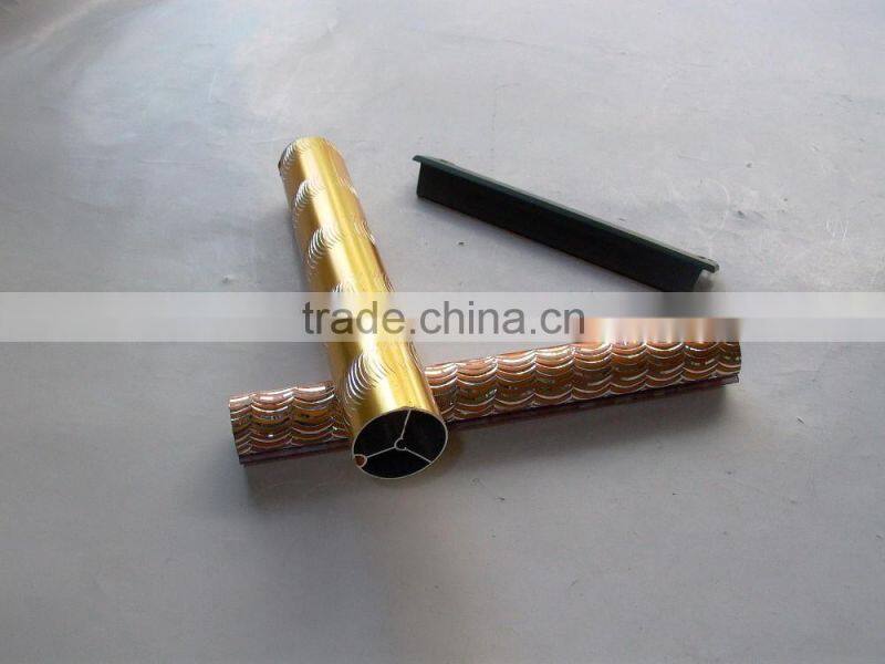 Anodized aluminum profile for building materials