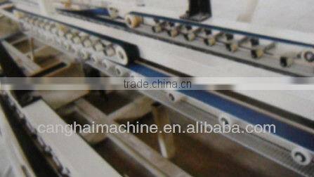automatic glue machine / carton box folding and gluing equipment / auto folding and auto glueing