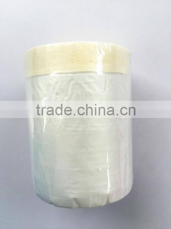 Plastic drop sheet/ dust cover/ pre-taped auto paint masking film